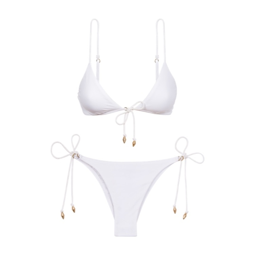 SOLD! ViX || White Balloon Bikini - Picture 3 of 7